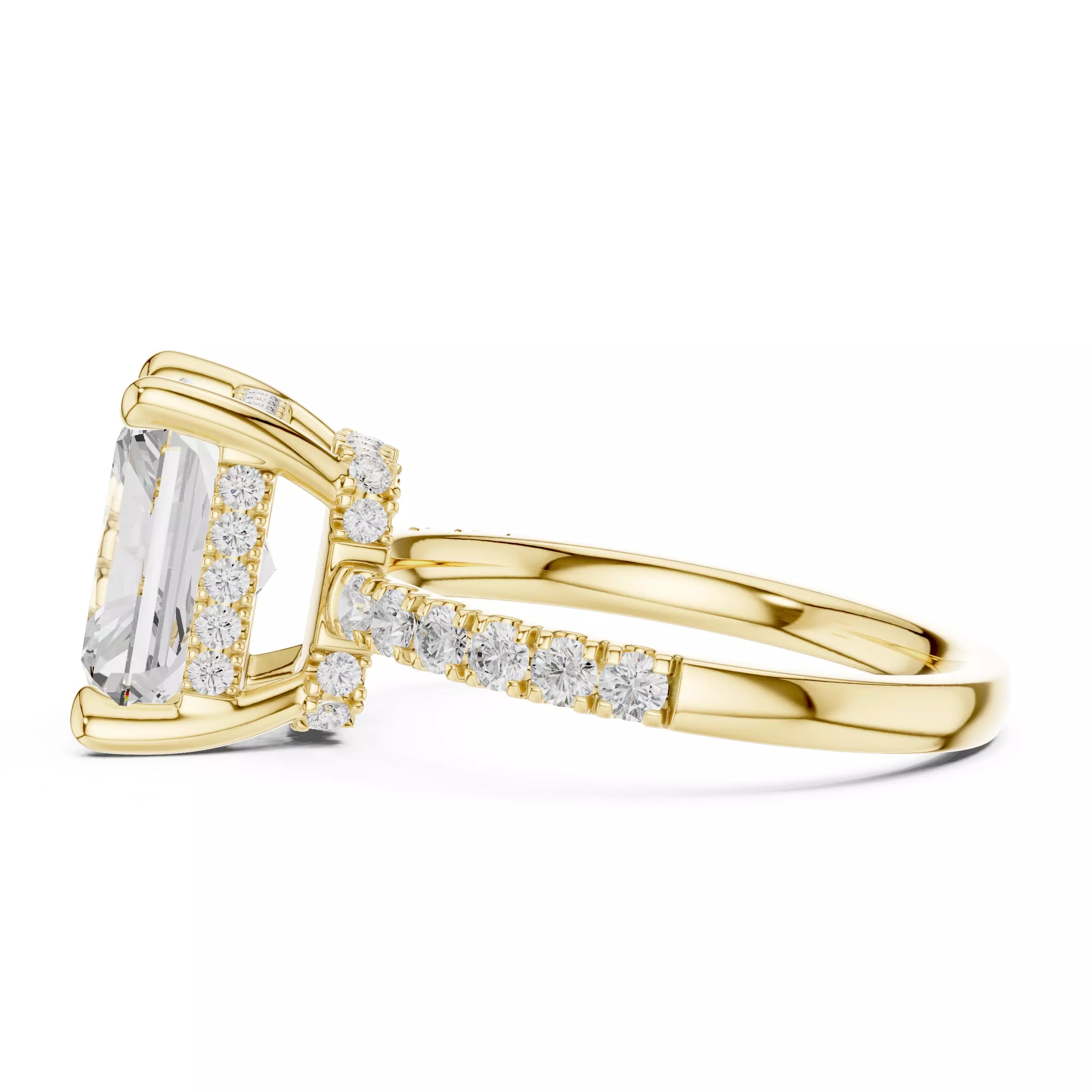 Double Halo Pavé - Radiant