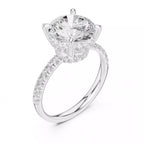 Double Halo Pavé - Round