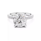 Double Halo Pavé - Round