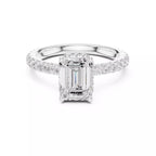 Double Pavé Radiance - Emerald