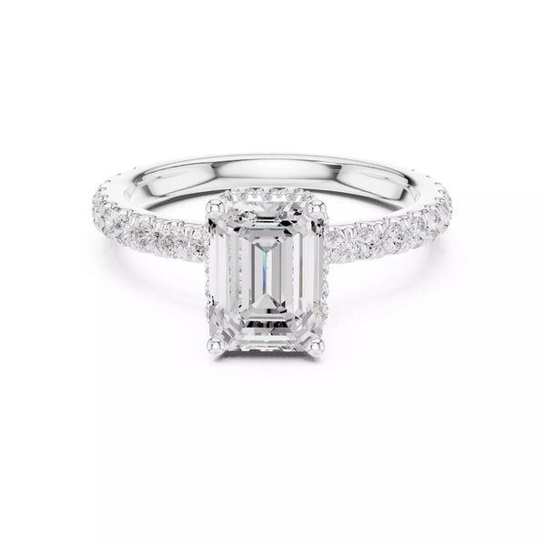 Double Pavé Radiance - Emerald