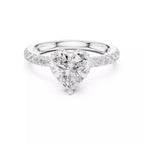 Double Pavé Radiance - Heart