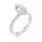 Double Pavé Radiance - Marquise