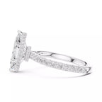 Double Pavé Radiance - Marquise