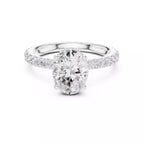 Double Pavé Radiance - Oval