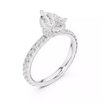 Double Pavé Radiance - Pear