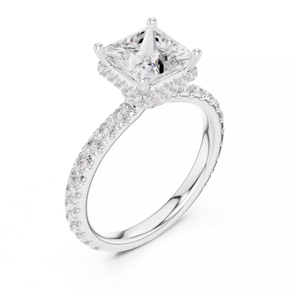 Double Pavé Radiance - Princess