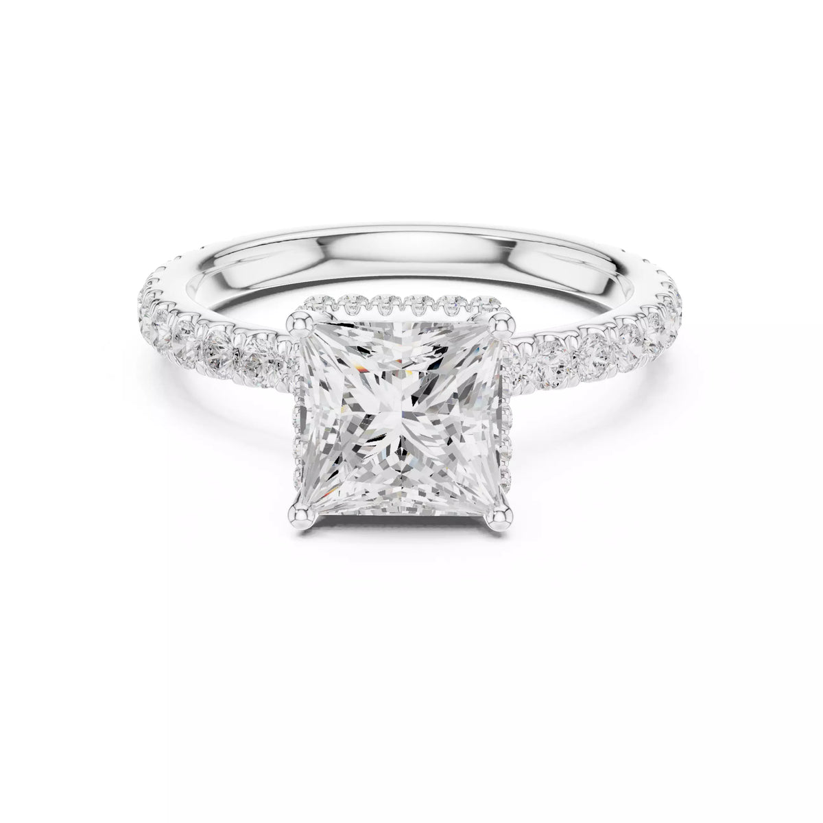 Double Pavé Radiance - Princess