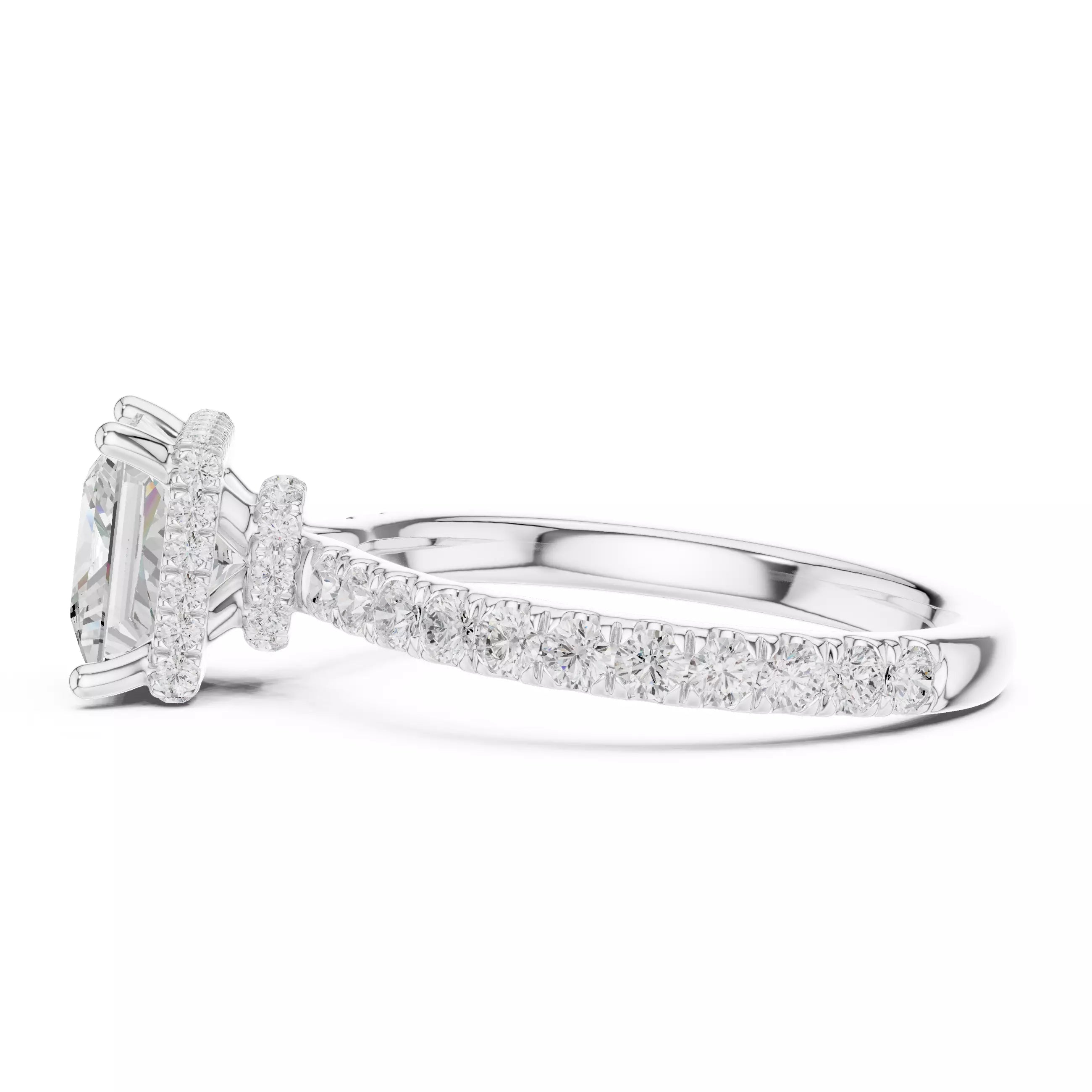 Double Pavé Radiance - Princess
