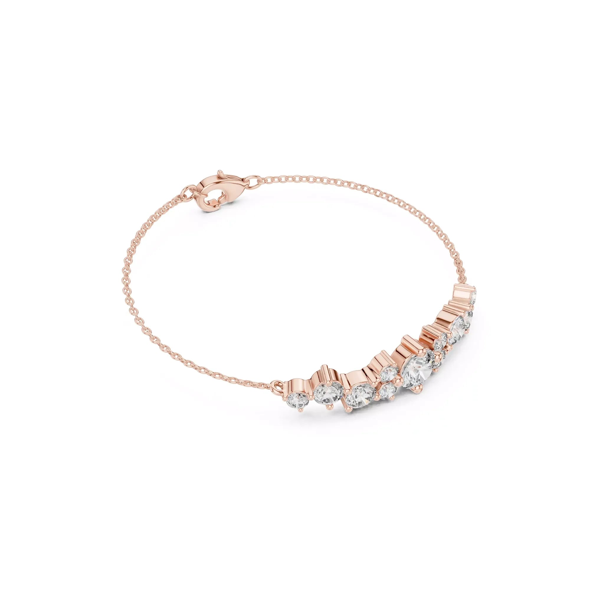 Elara Diamond Chain Bracelet