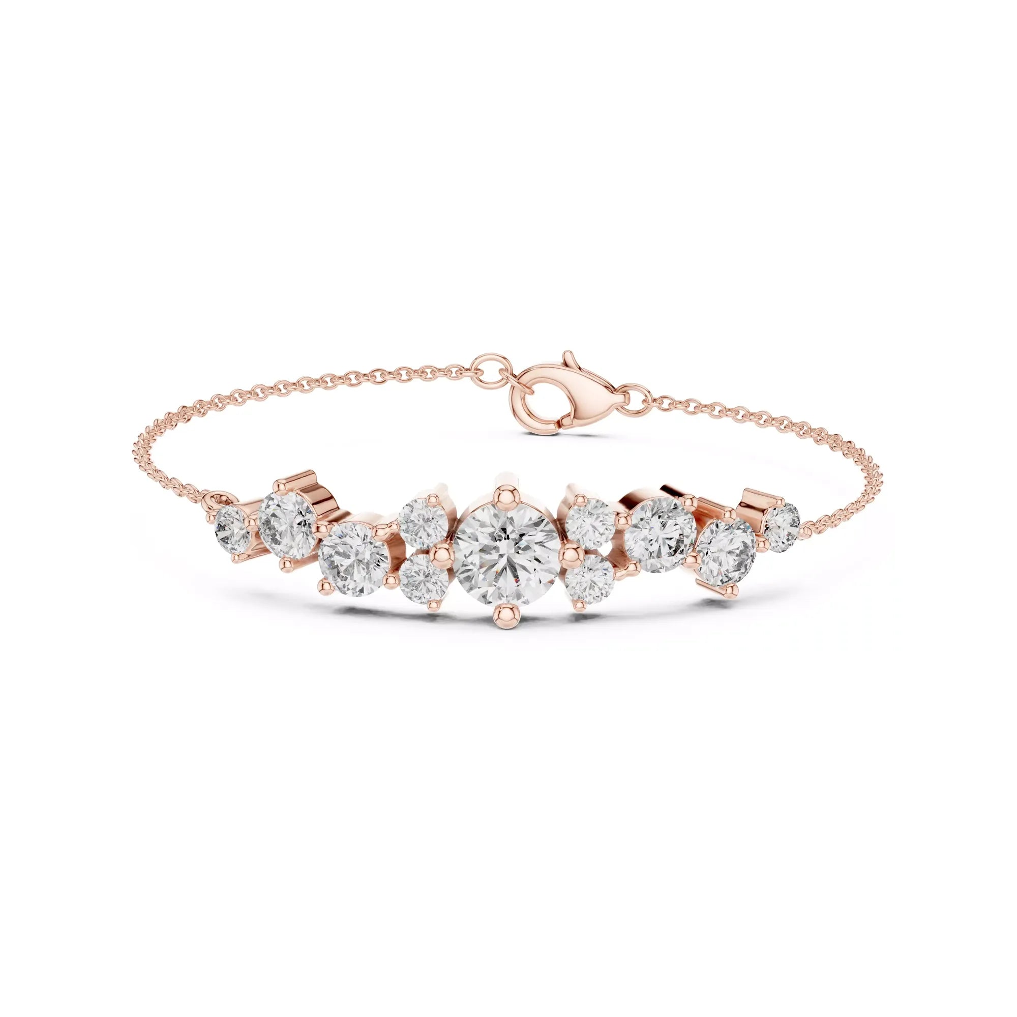 Elara Diamond Chain Bracelet