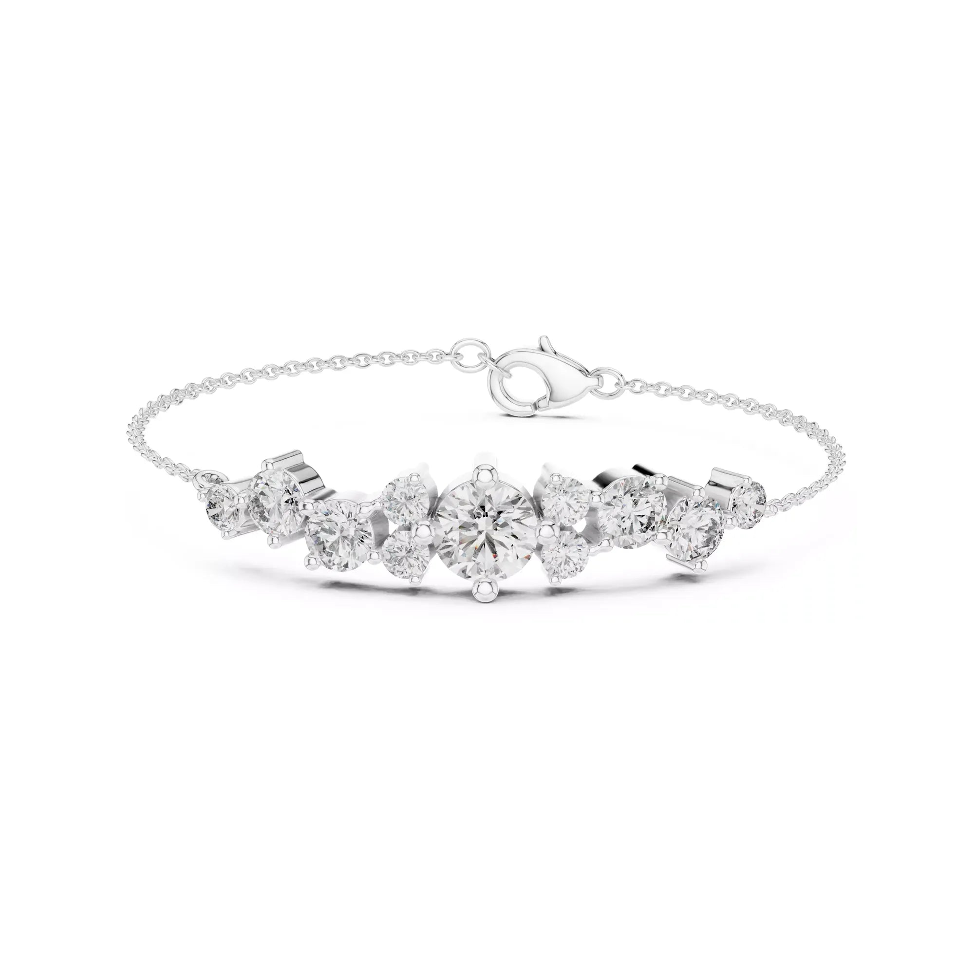 Elara Diamond Chain Bracelet