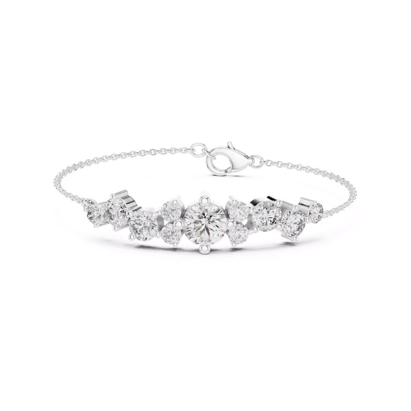 Elara Diamond Chain Bracelet