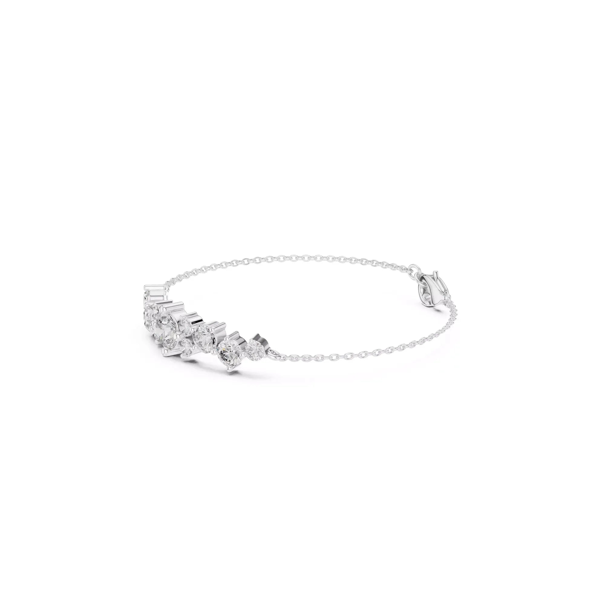 Elara Diamond Chain Bracelet