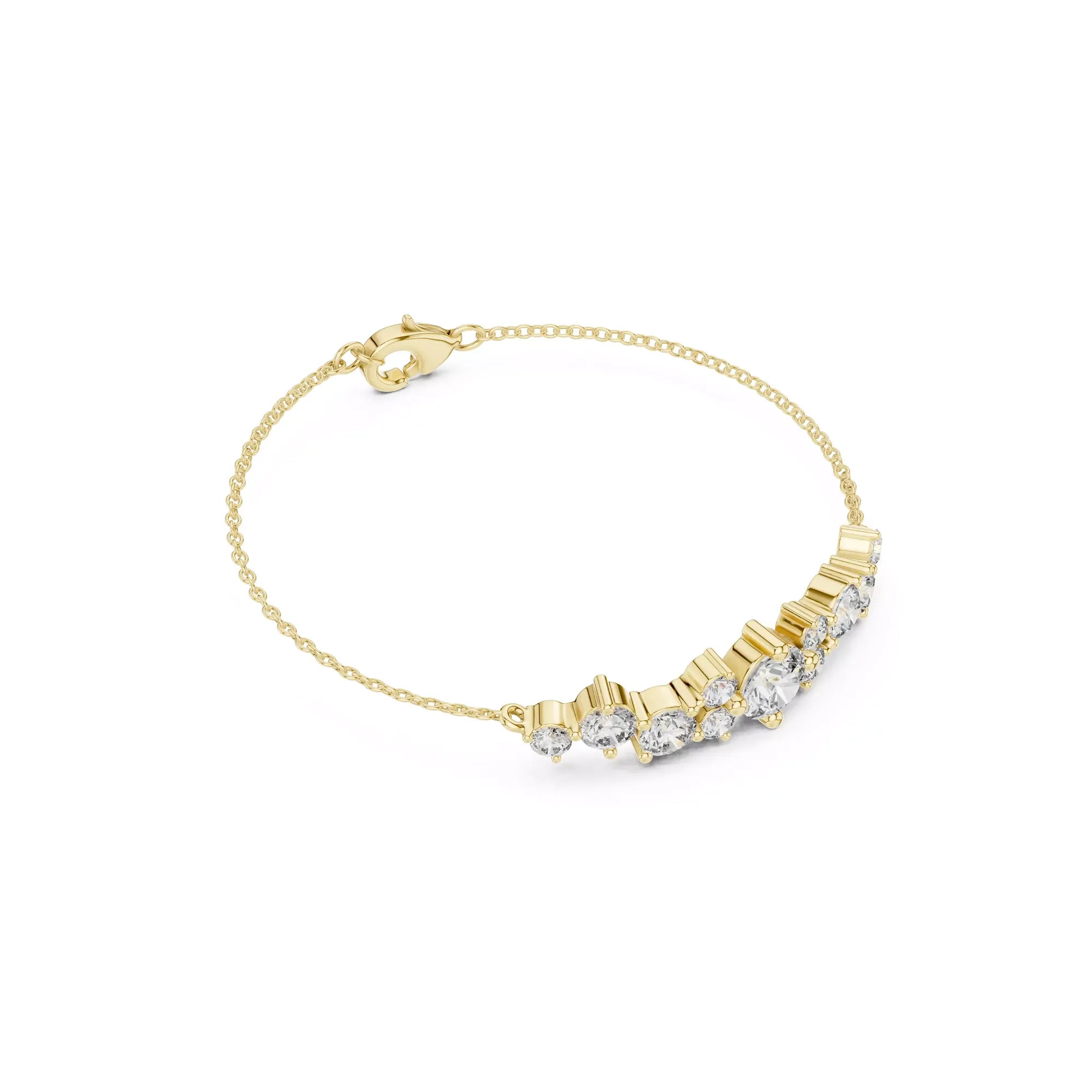 Elara Diamond Chain Bracelet