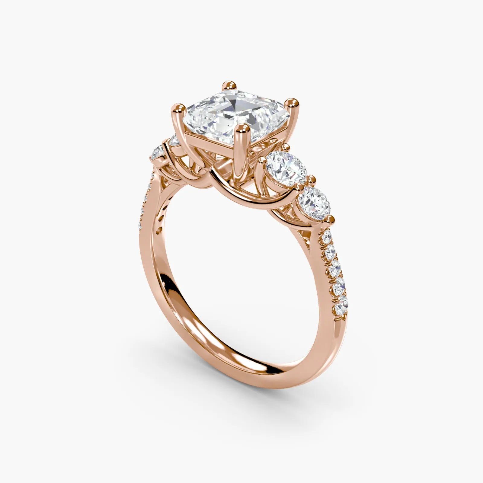 Five Stone Pavé Delicate