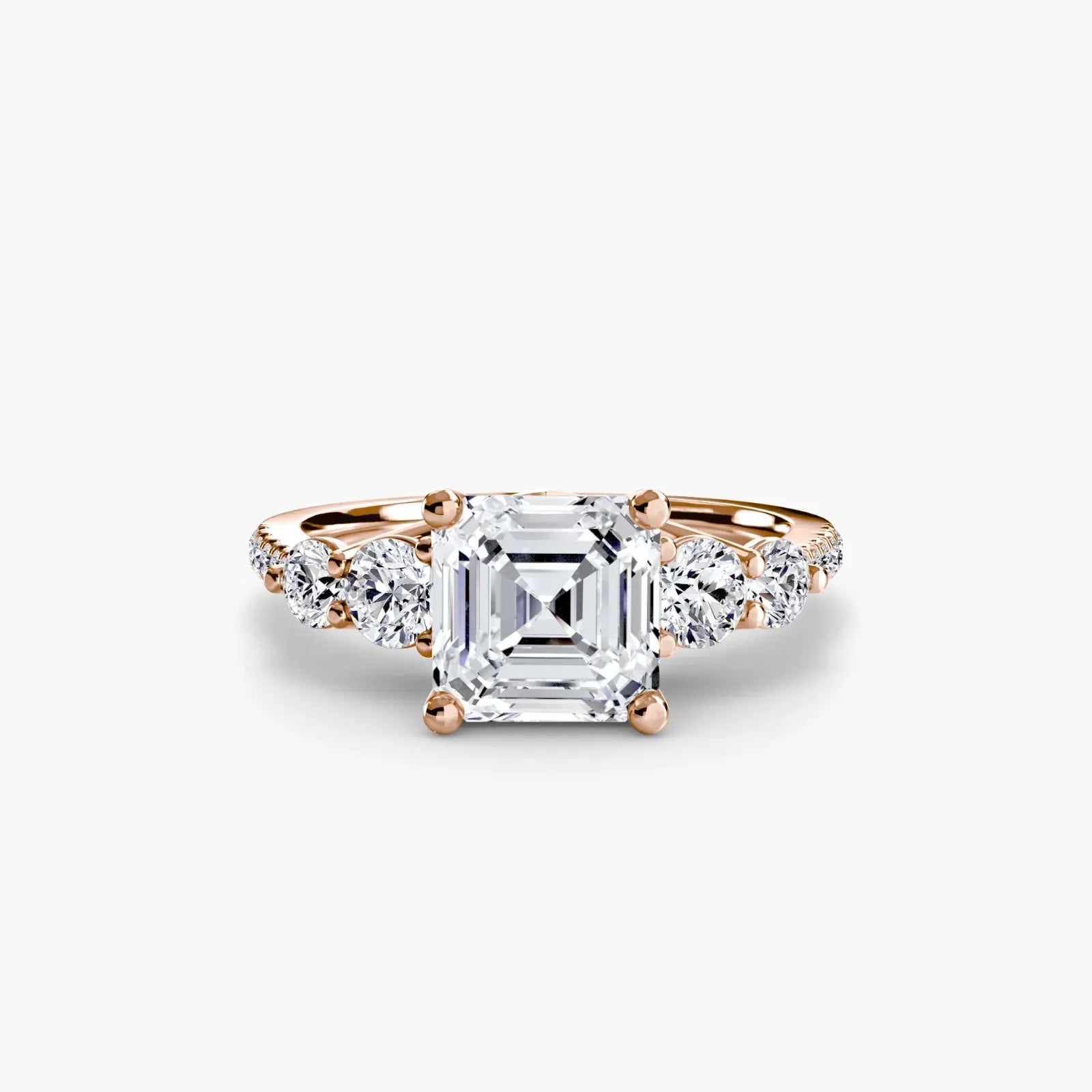 Five Stone Pavé - Asscher