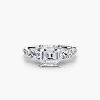 Five Stone Pavé - Asscher