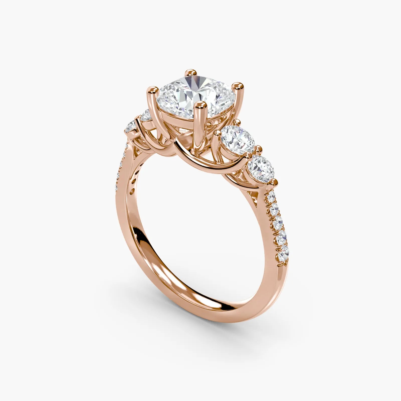 Five Stone Pavé Delicate