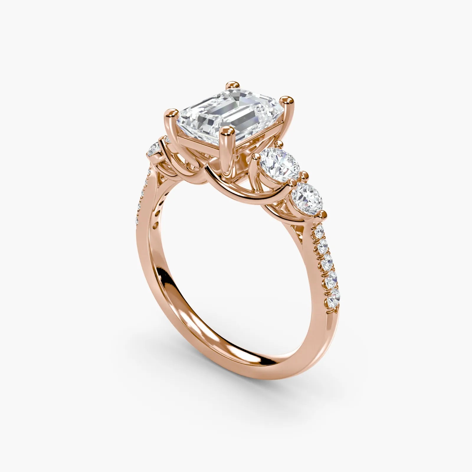 Five Stone Pavé Delicate