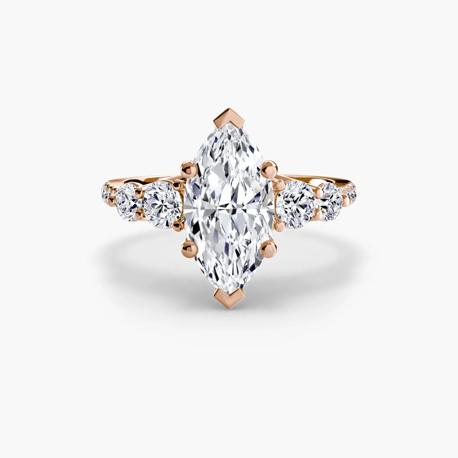 Five Stone Pavé - Marquise
