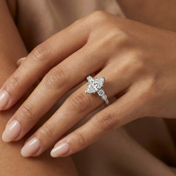 Five Stone Pavé - Marquise