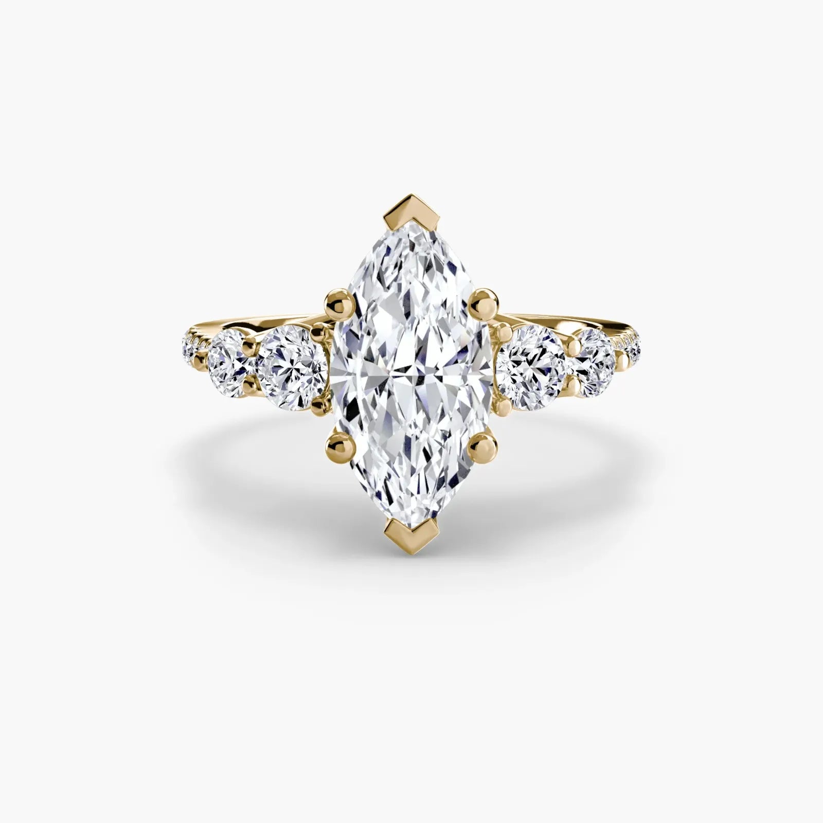 Five Stone Pavé - Marquise