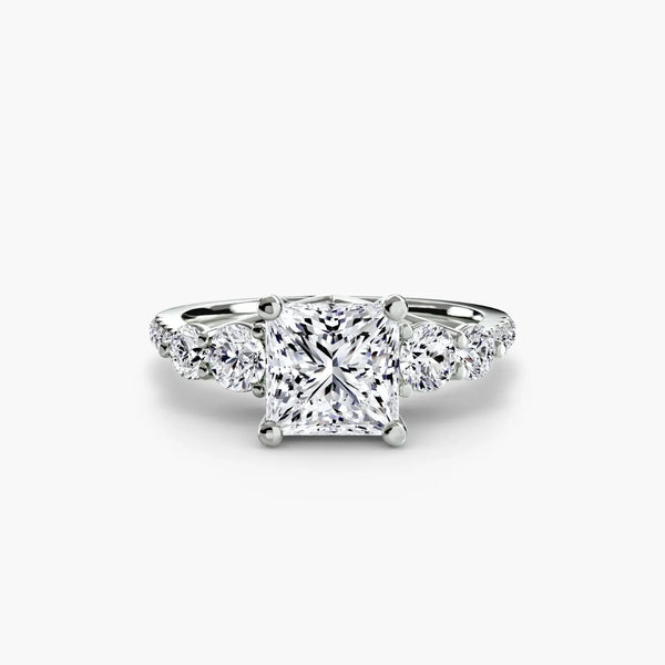 Five Stone Pavé - Princess