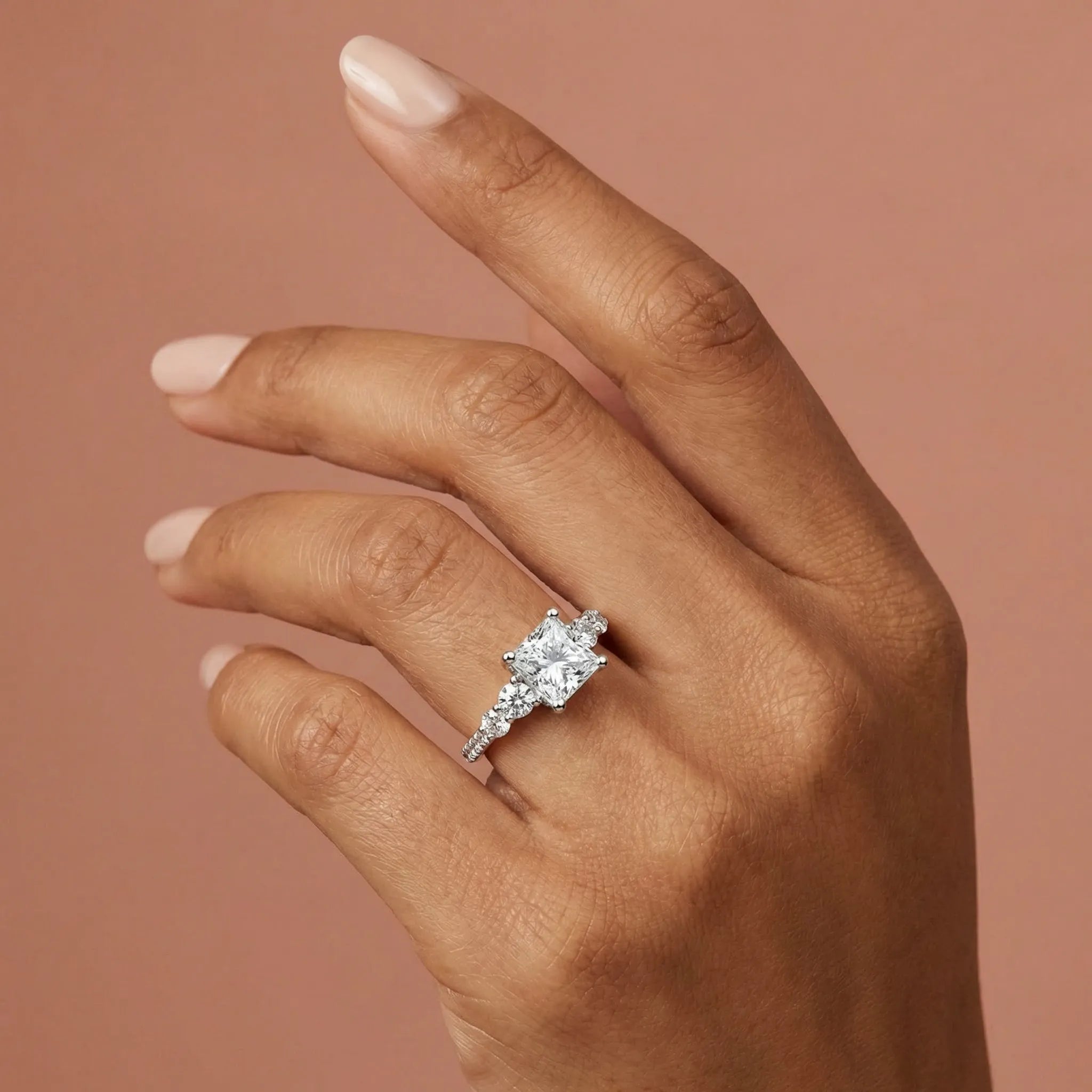 Five Stone Pavé - Princess