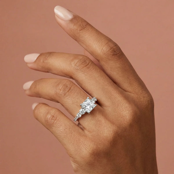 Five Stone Pavé - Princess