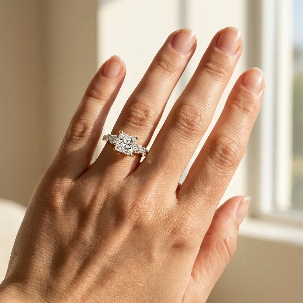Five Stone Pavé - Princess