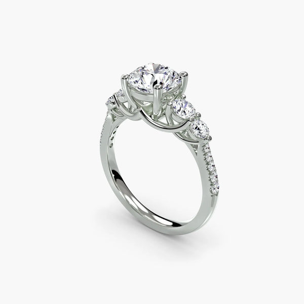 Five Stone Pavé - Round