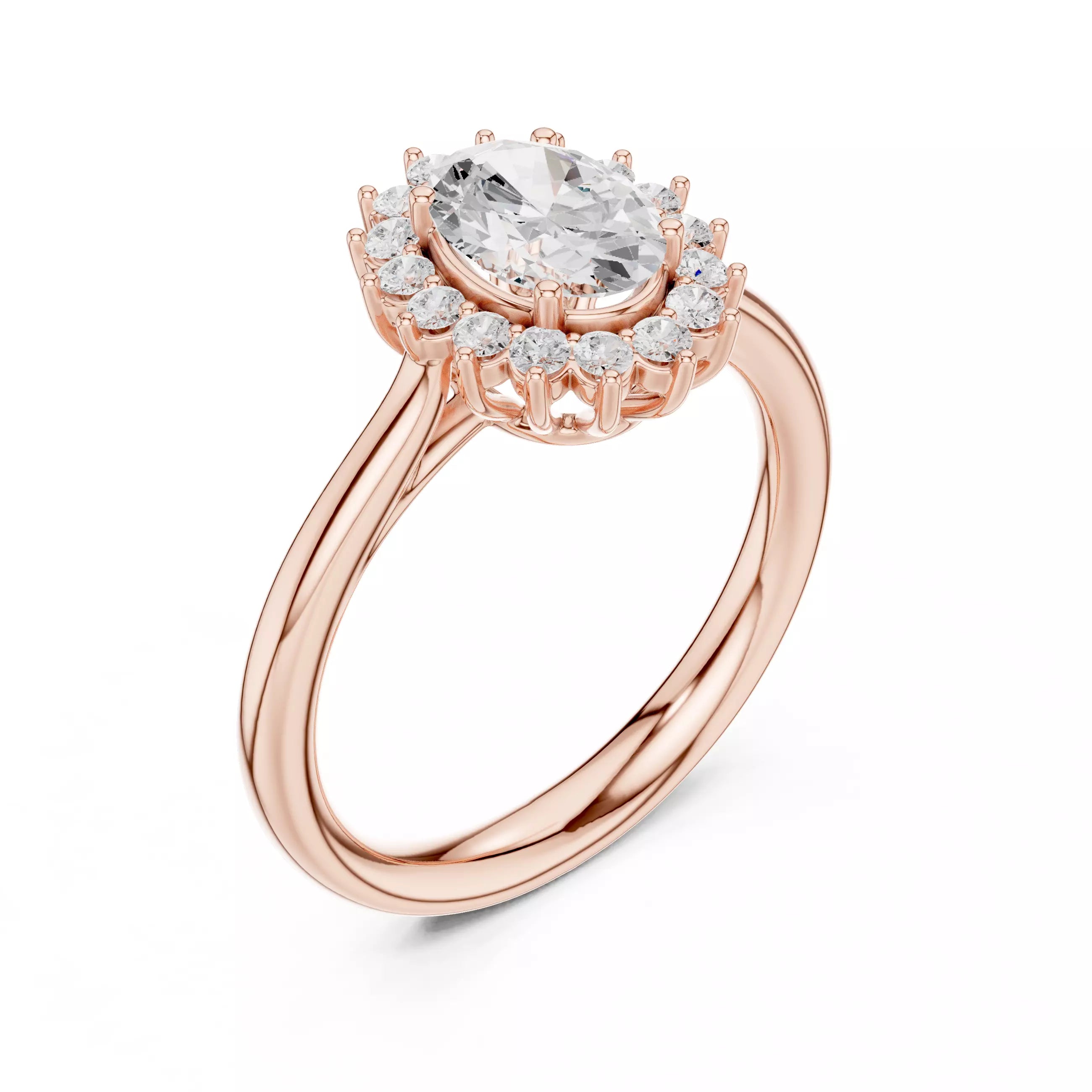 Halo Bloom - Oval