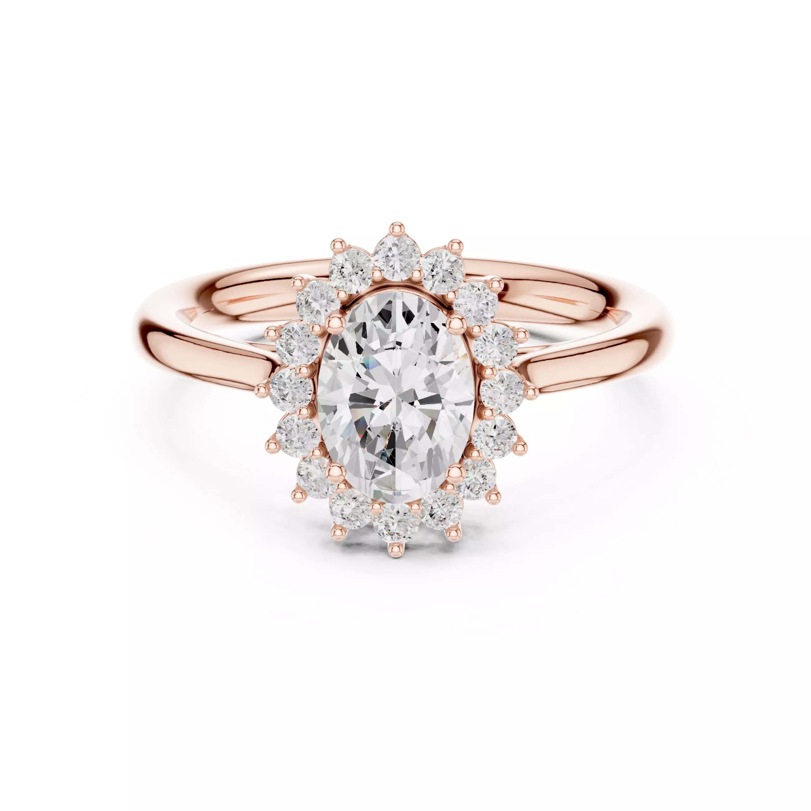 Halo Bloom - Oval
