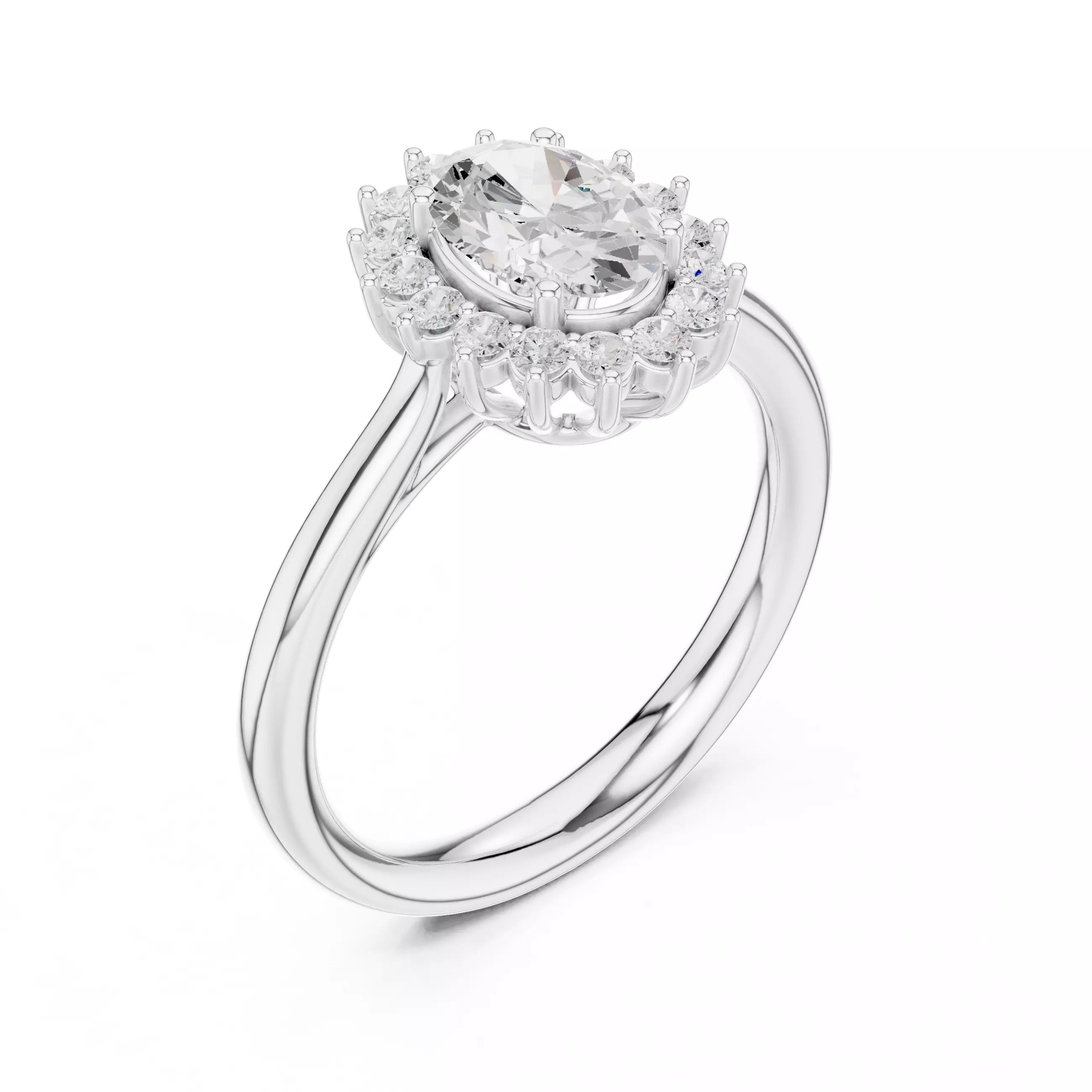 Halo Bloom - Oval