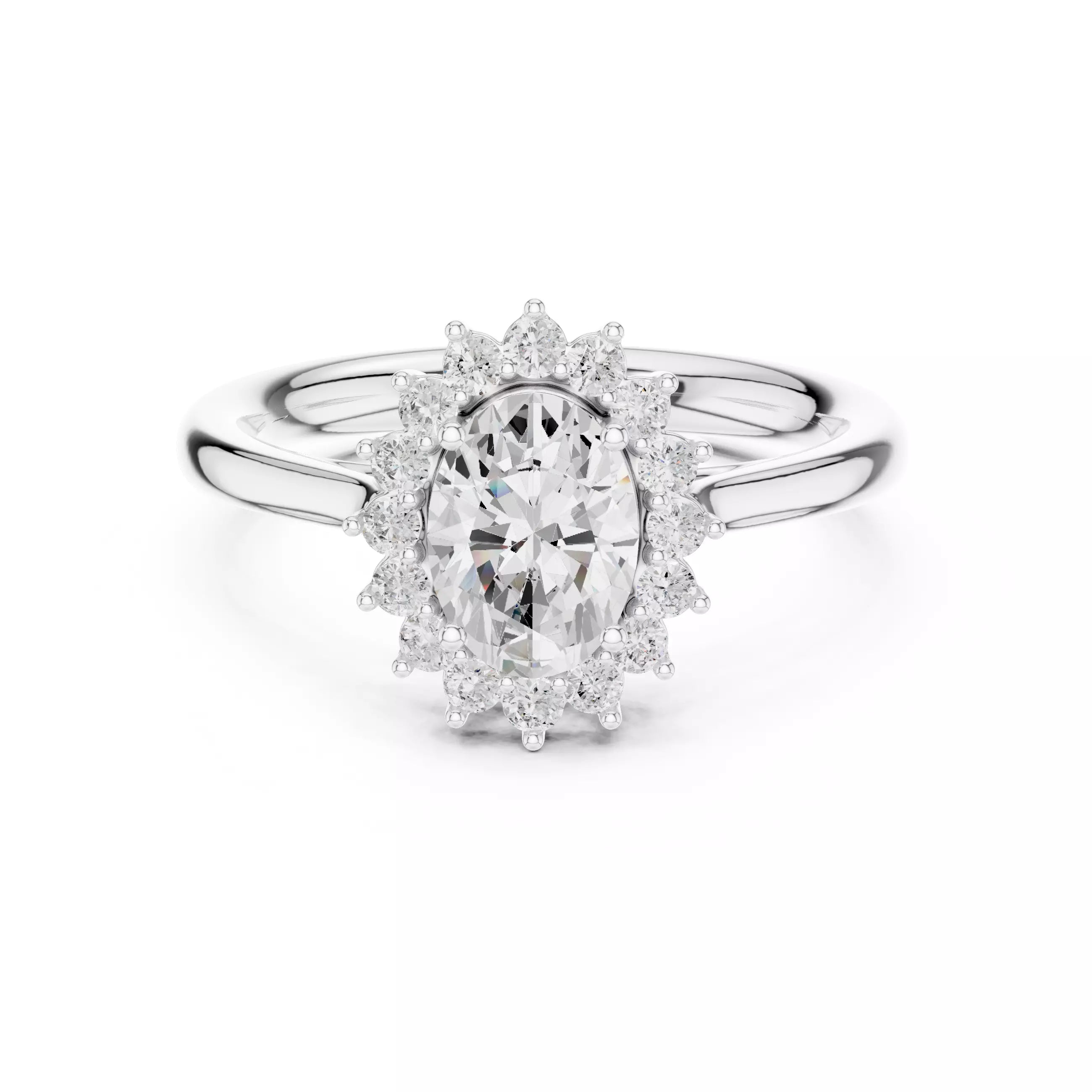 Halo Bloom - Oval