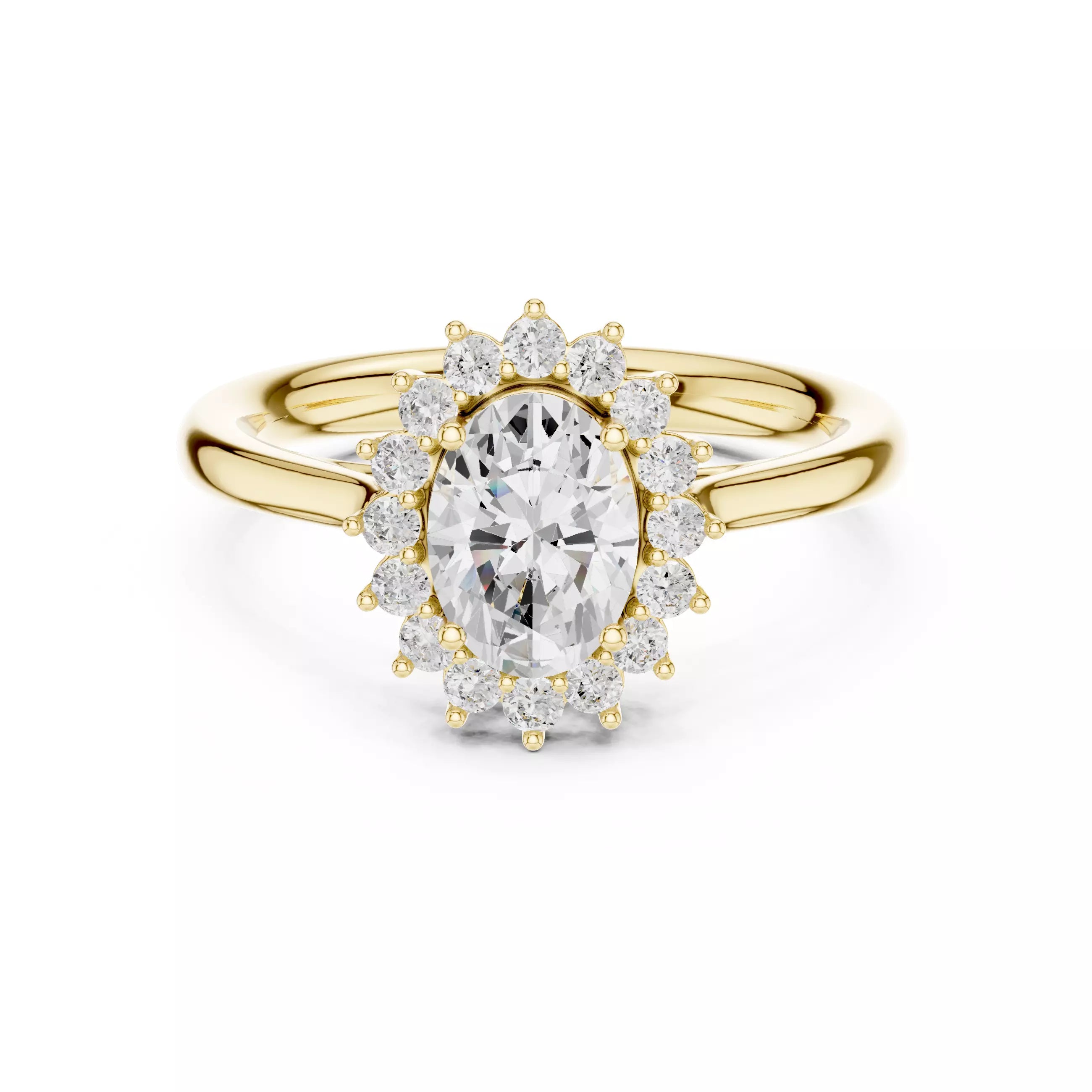 Halo Bloom - Oval