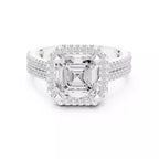 Halo Duet - Asscher