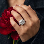 Halo Duet - Asscher
