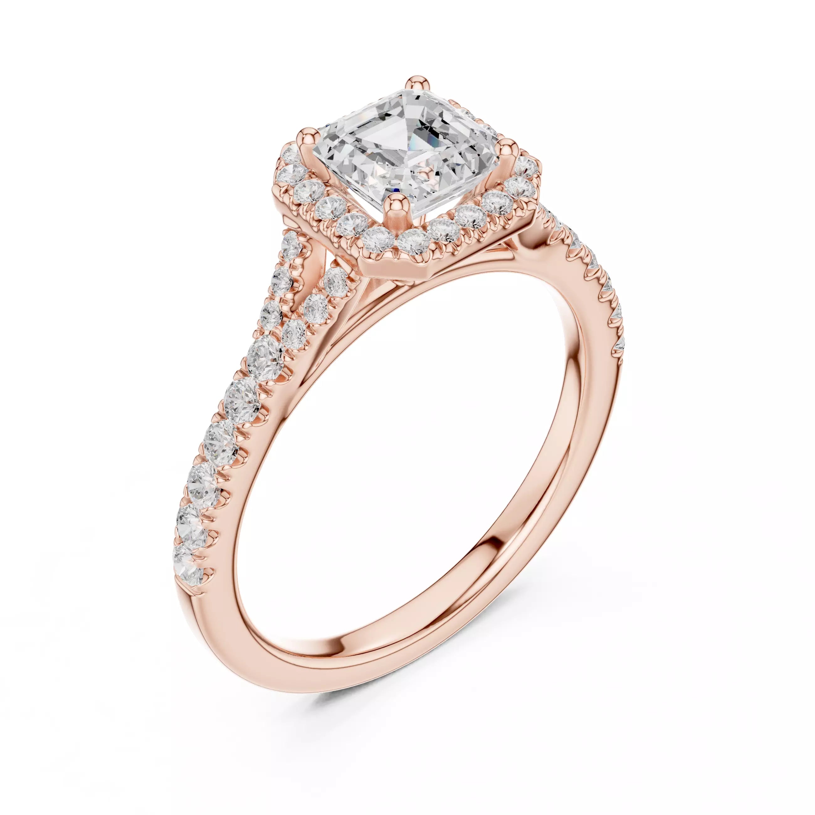 Halo Embrace - Asscher