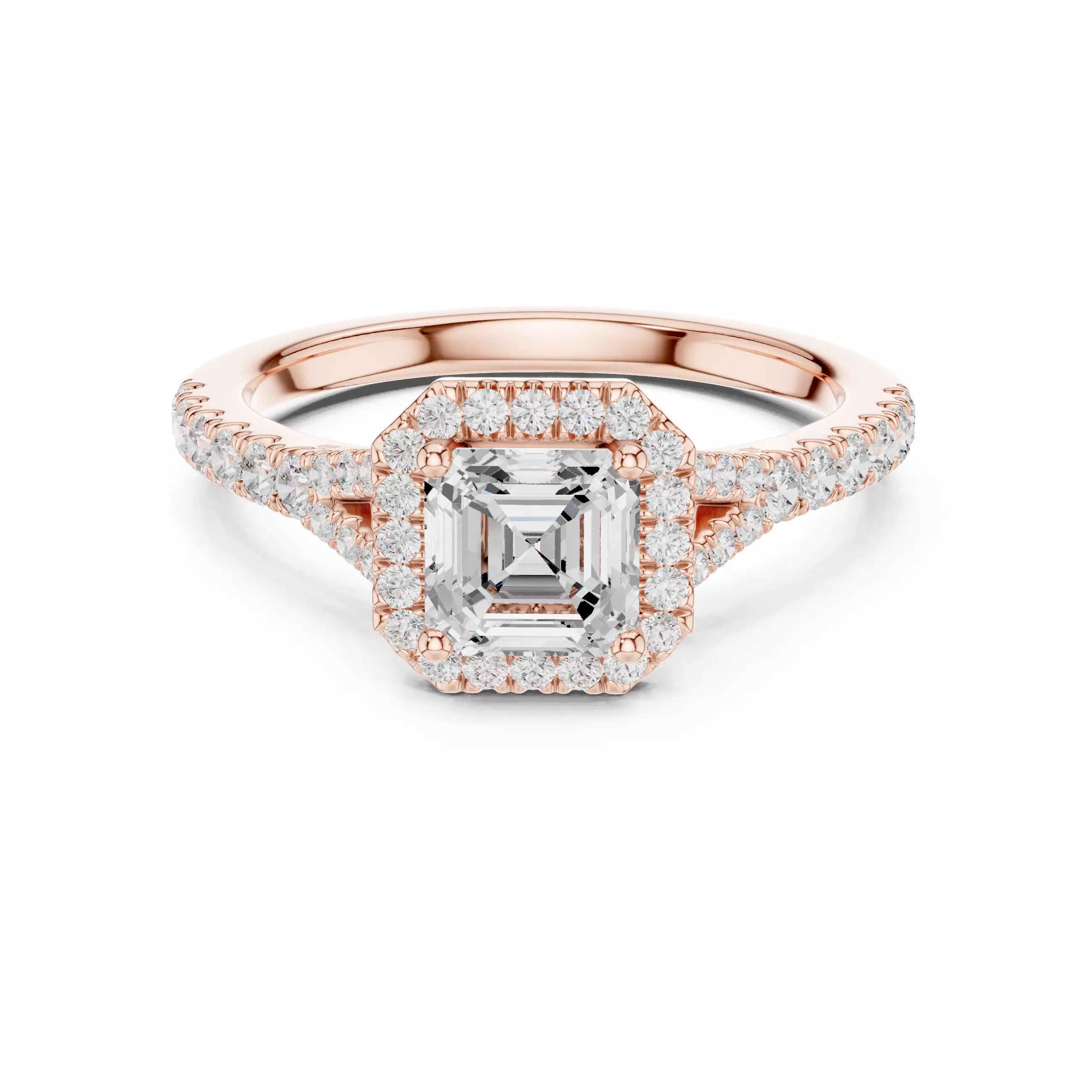 Halo Embrace - Asscher