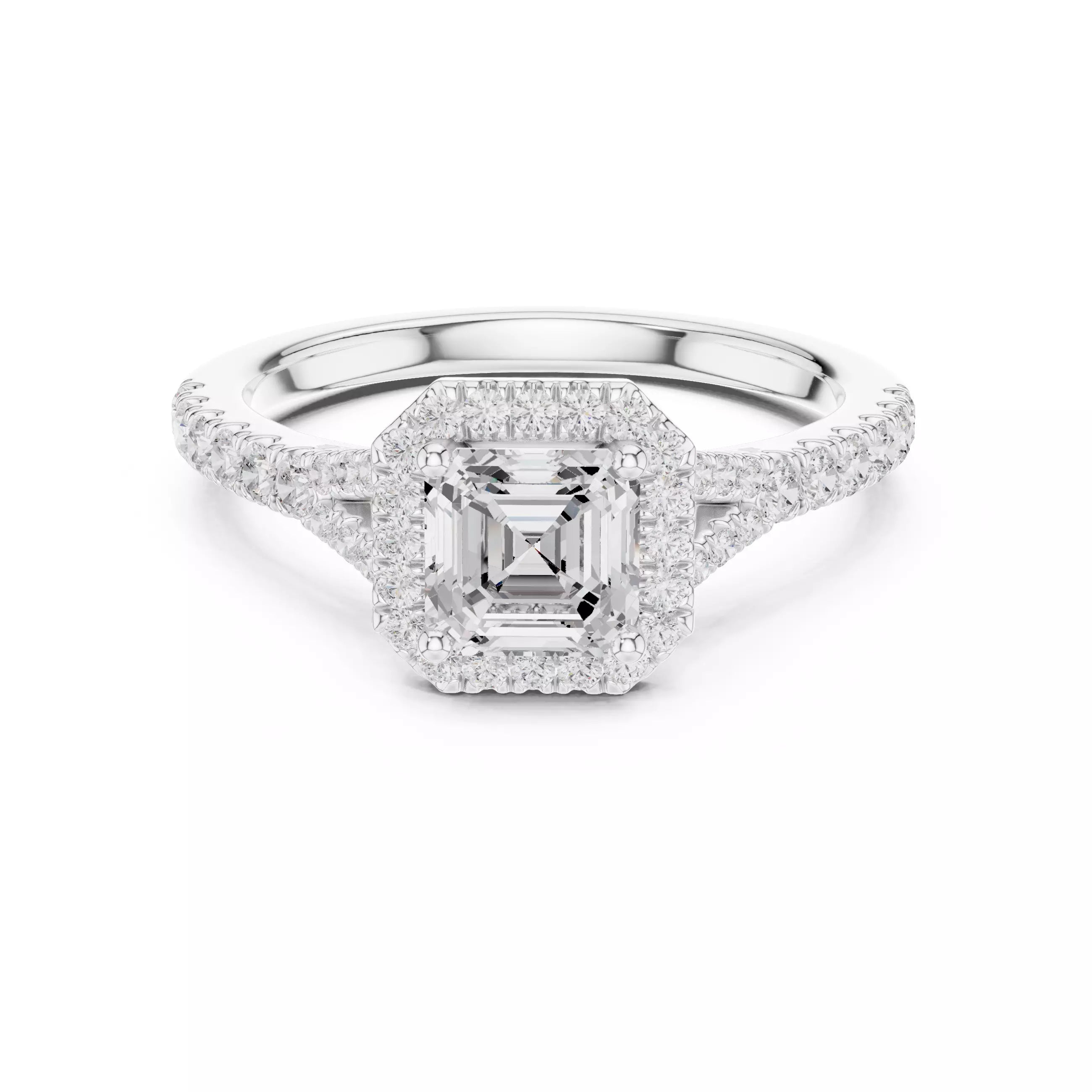 Halo Embrace - Asscher