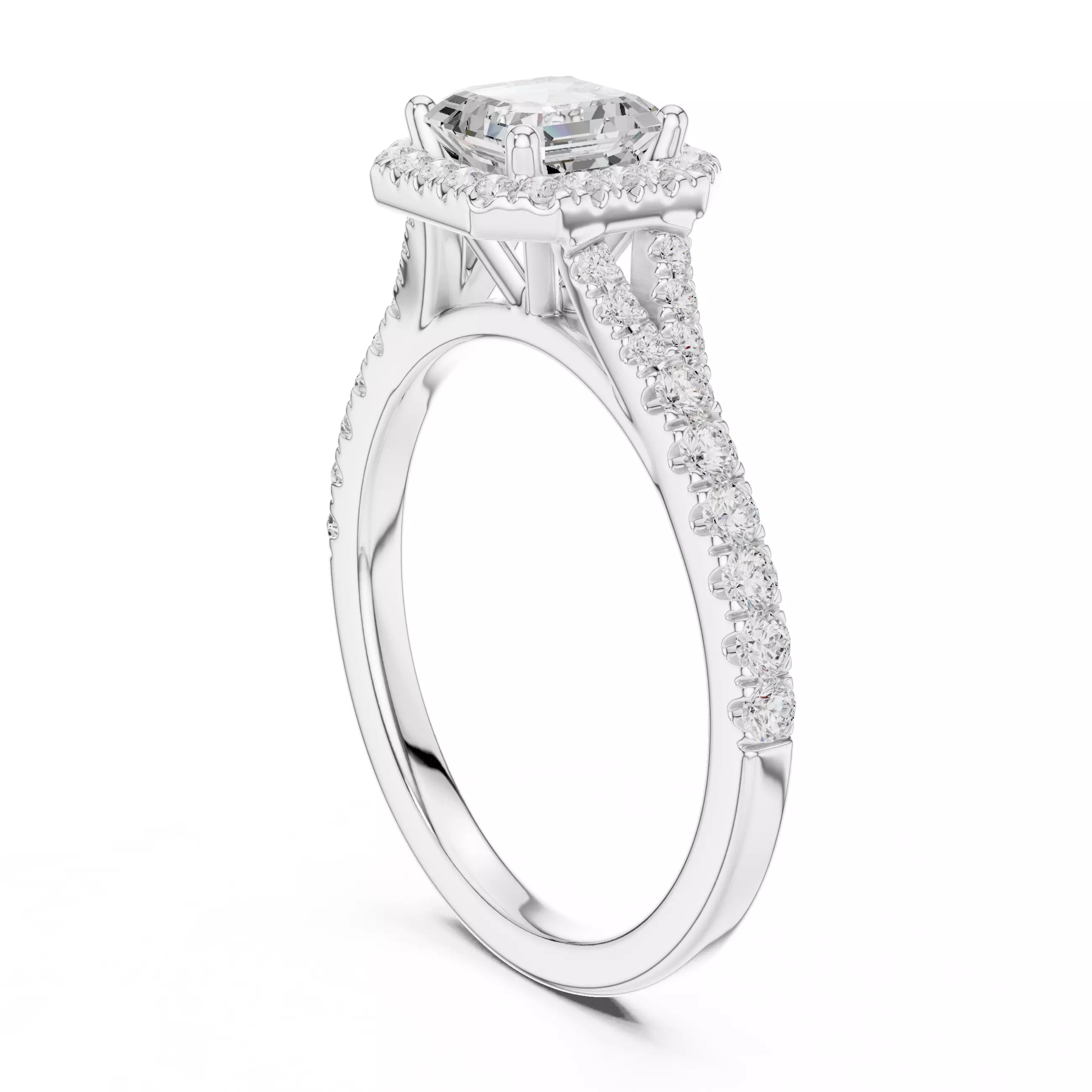 Halo Embrace - Asscher