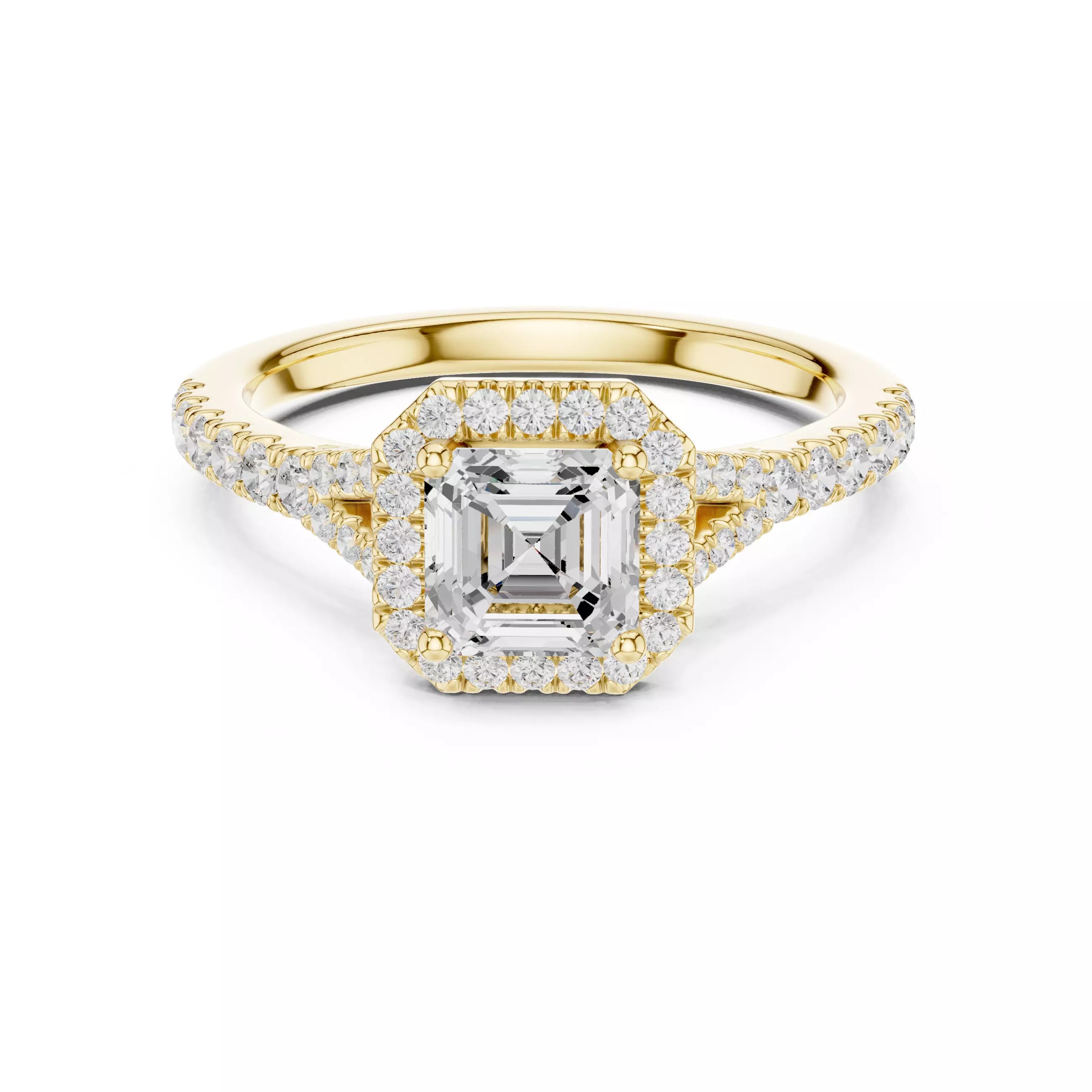 Halo Embrace - Asscher