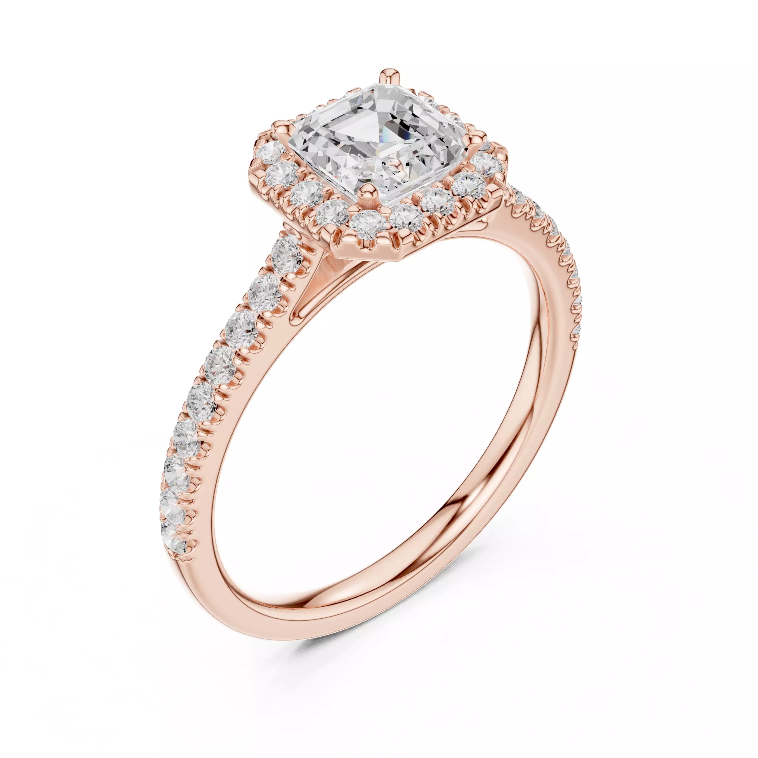 Halo Majesty Signature - Asscher