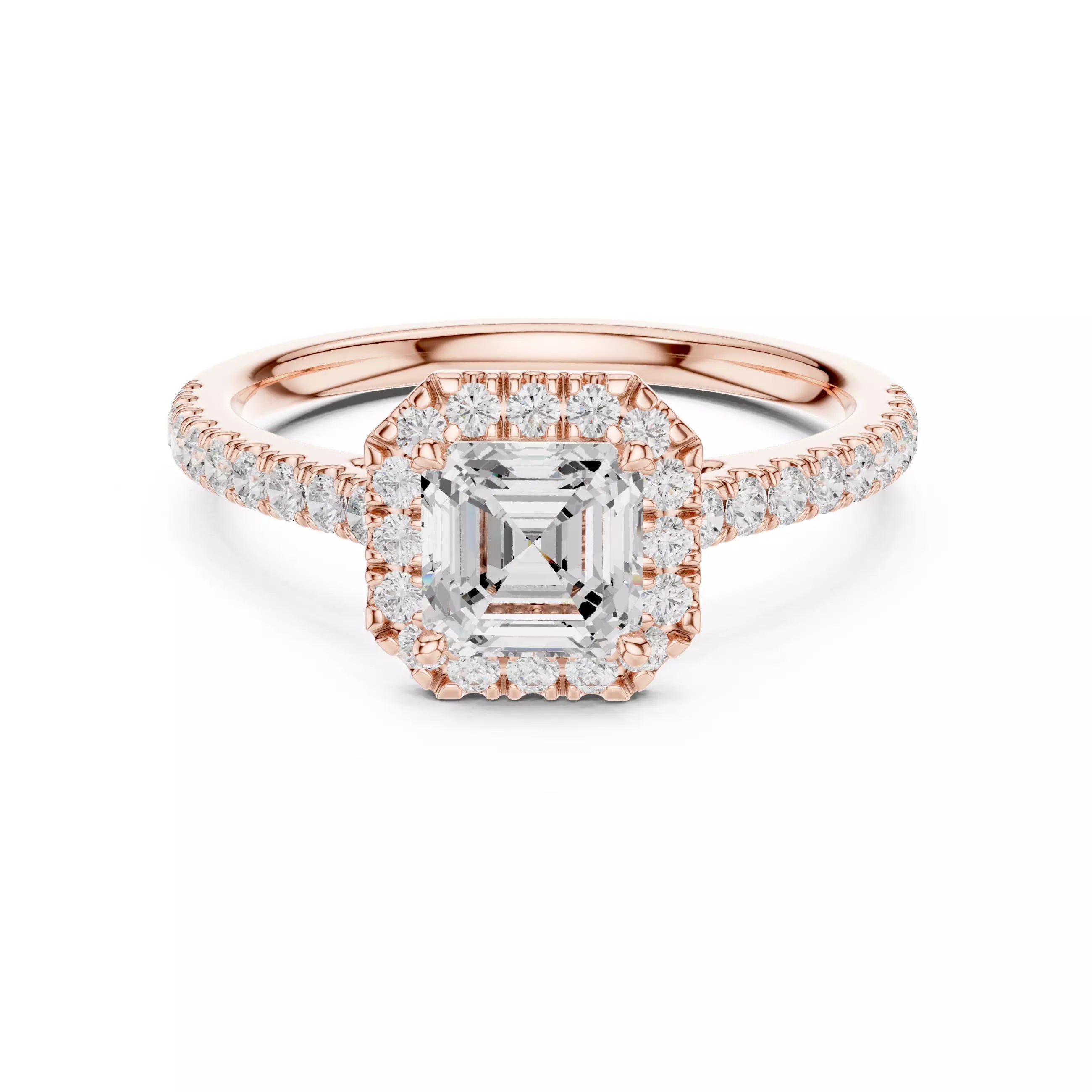 Halo Majesty Signature - Asscher