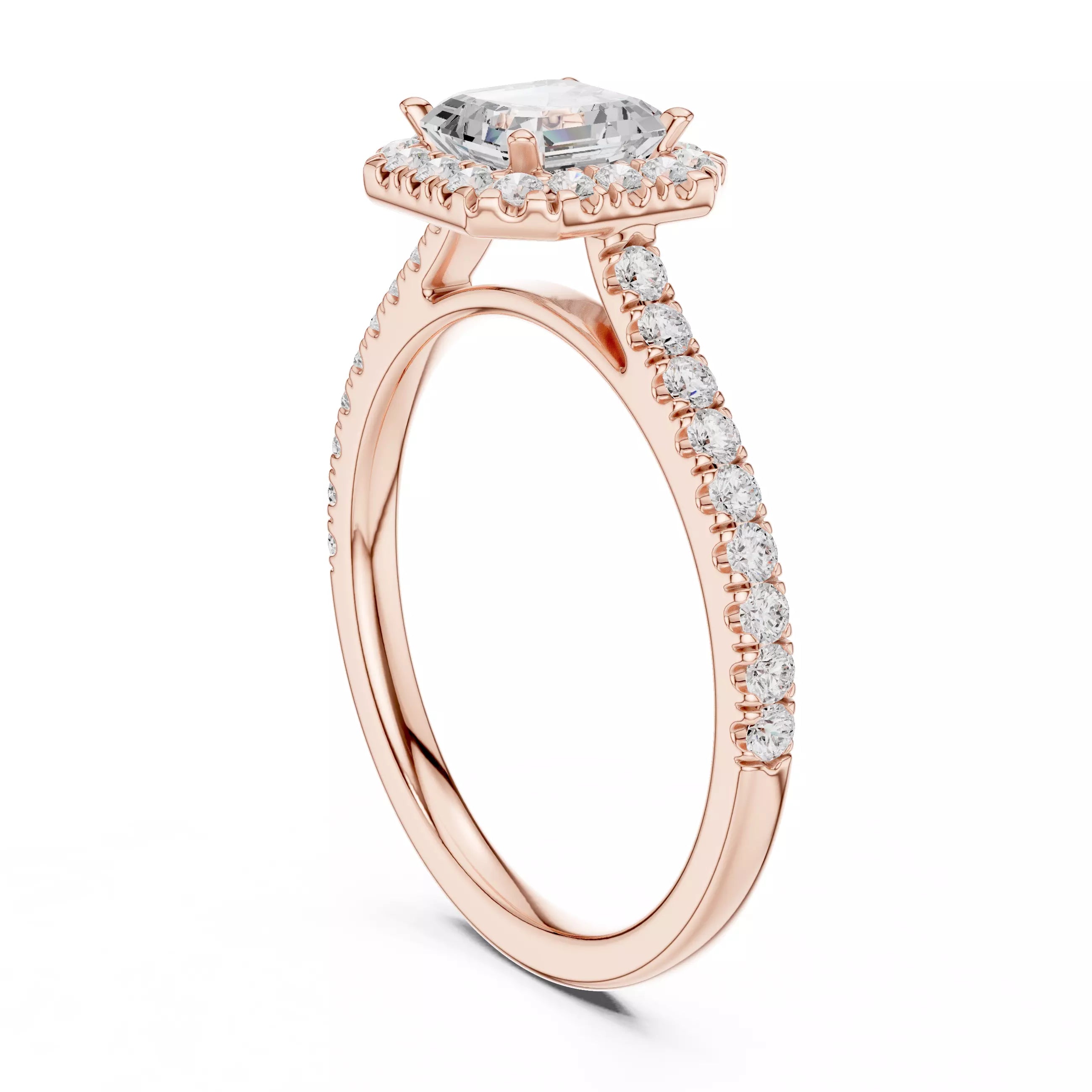 Halo Majesty Signature - Asscher