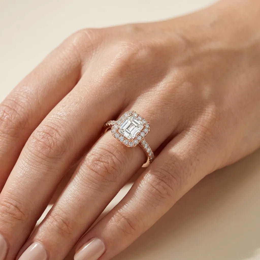 Halo Majesty Signature - Asscher