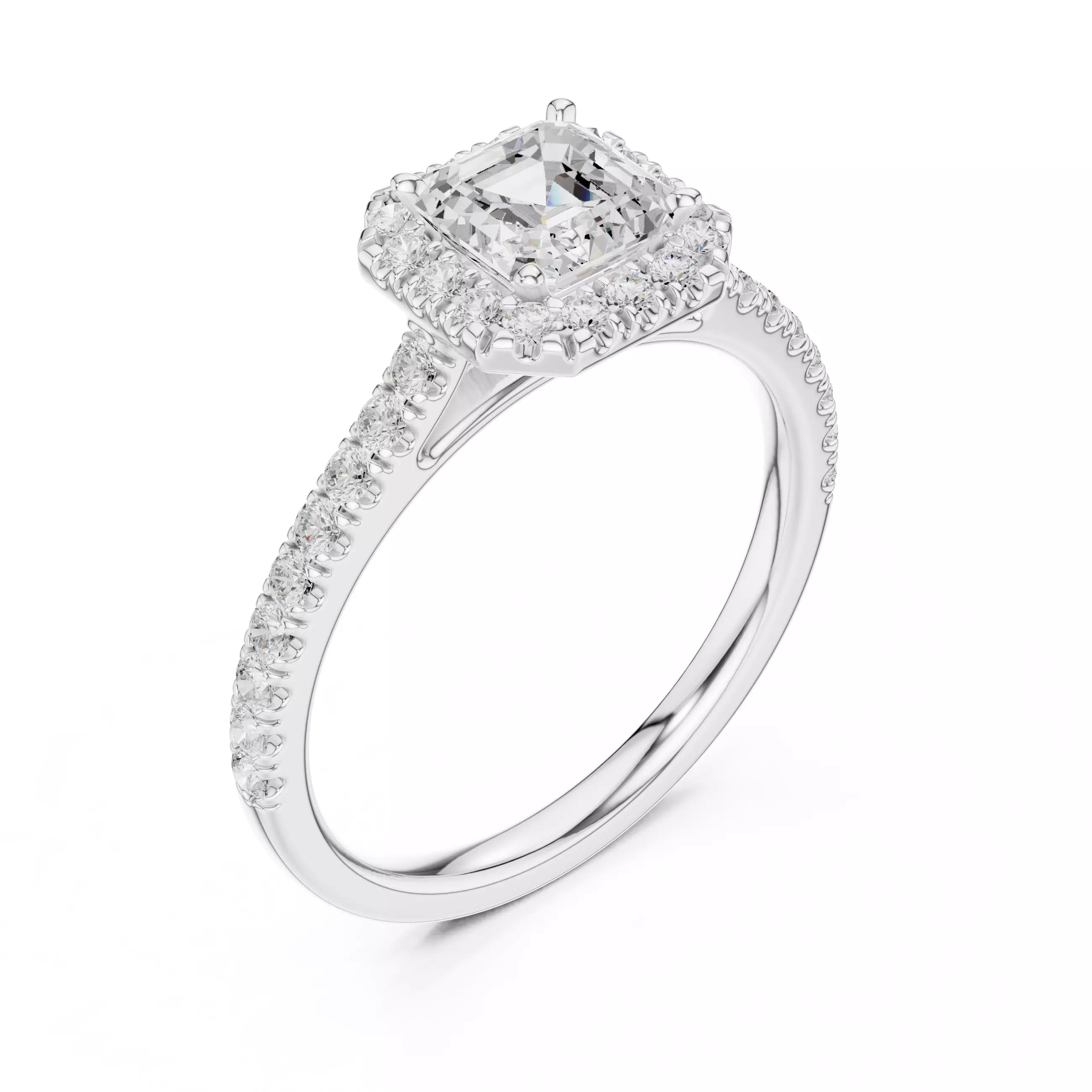 Halo Majesty Signature - Asscher