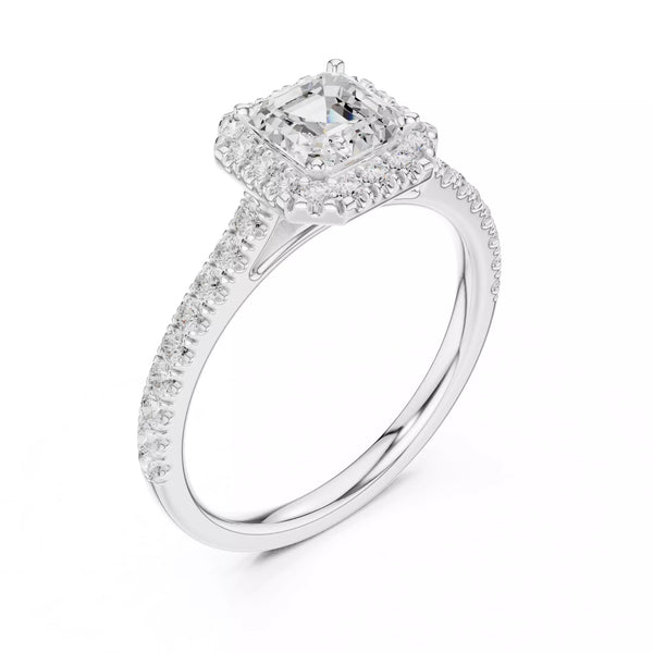 Halo Majesty Signature - Asscher